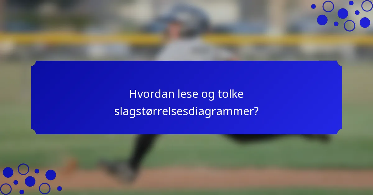 Hvordan lese og tolke slagstørrelsesdiagrammer?